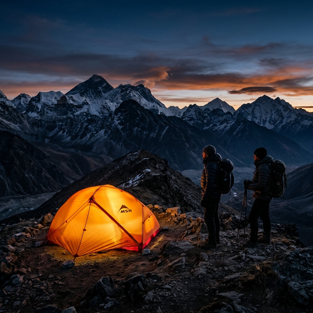 Majestic Mountain Peak - YouthCamping